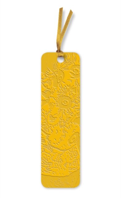 Vincent van Gogh: Sunflowers Artisan Art Vegan Leather Bookmarks (pack of 10)